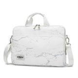 Laptop Shoulder Bag for Young Lady Handle Shoulder Messenger Case MacBook Air Pro 13.3" 15",Marble
