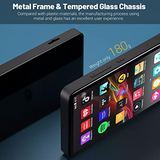 Hseok MP3 Player with Bluetooth and WiFi, 5" IPS Full Touch Screen Android Streaming MP4 MP3 Player with Spotify and Speaker Supports Custom APK Installation, Expandable up to 1TB