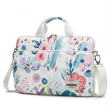 Laptop Shoulder Bag for Young Lady Handle Shoulder Messenger Case MacBook Air Pro 13.3" 15",Marble