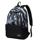 Stylish Doodle Canvas Backpack for Men Women Travel Backpack