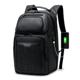 Stylish Backpack with Water Bottle Holder for Men Work Travel Backpack Water Repellent Notebook Briefcase