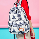 Doodle School Backpack for Girls Waterproof Oxford Teenagers Schoolbag