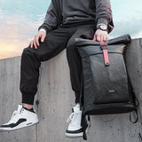 Fashion Black School Backpack for Men Women Laptop Backpacks Waterproof 15L Backpack